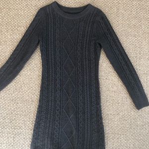 NWOT Merona Target Charcoal Grey Knit SweaterDress